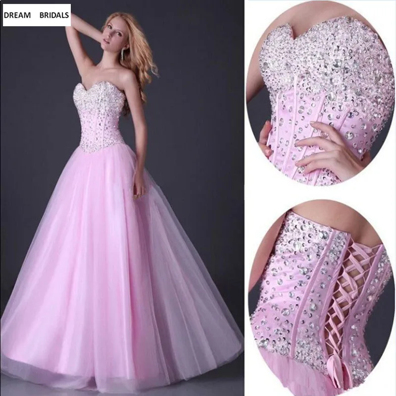 Розовое милое платье Quinceanera 2019 от кутюр, платья на шнуровке сзади, платья для 15 лет, с бисером, блестками, милое платье 16