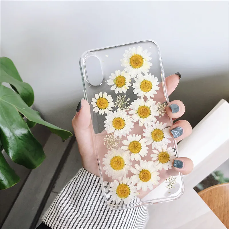 Модные эпоксидные настоящие Цветы Чехол для телефона huawei P30 P20 Pro P10 Nova2s 3i 3 Honor10 V10 V9