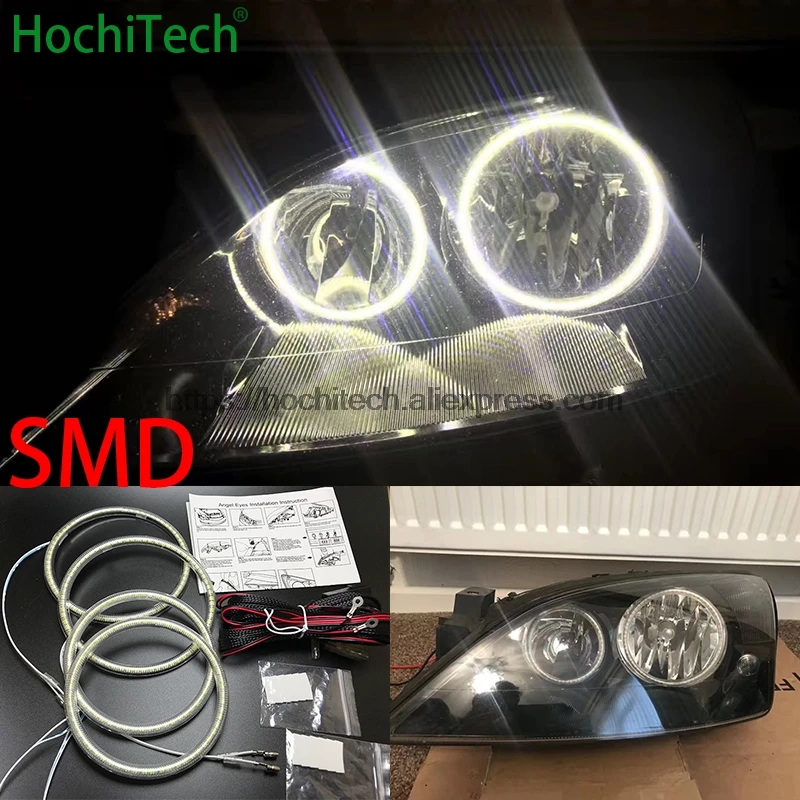 HochiTech для FORD Mondeo MK3 2001 2007 автомобильный Стайлинг ультра яркий 6000K белый SMD