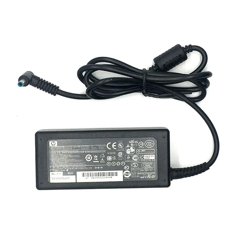 Адаптер 65WH 19,5 V 3.33A AC адаптер Зарядное устройство для hp 710412-001 PPP009C синий наконечник ЕС Великобритания США для ПК