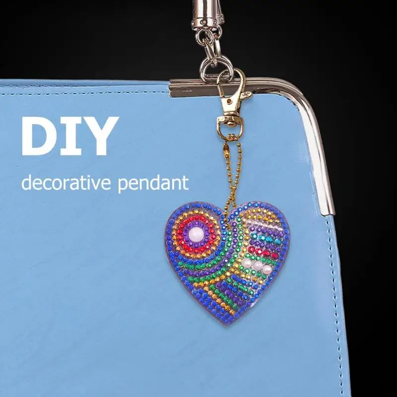 5 шт. DIY алмазная живопись брелок полная выкладка дорожная сумка с красивыми