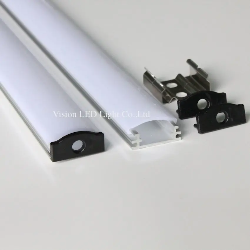 30m(30pcs) a lot, 1m per piece, led aluminum profile extrusion bar for led rigid & flexible strips