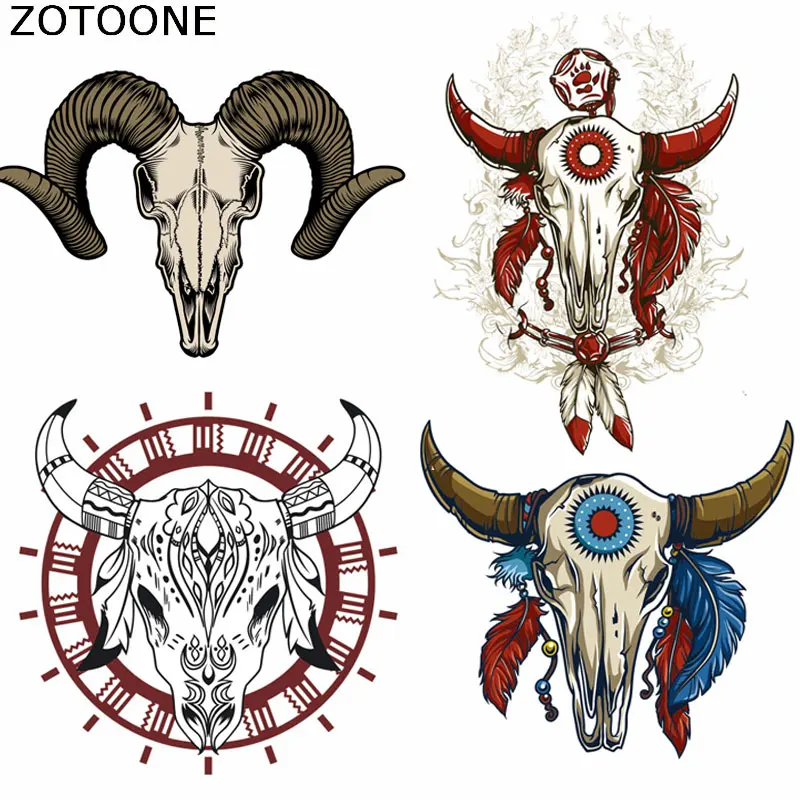 ZOTOONE крутые модные нашивки с животными для одежды моющиеся наклейки сделай сам