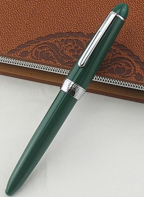 12 цветов Спираль круглая прозрачная пишущая перьевая ручка Jinhao 992 школьные офисные металлические чернильные ручки Iraurita канцелярский подарок для студента - Цвет: O