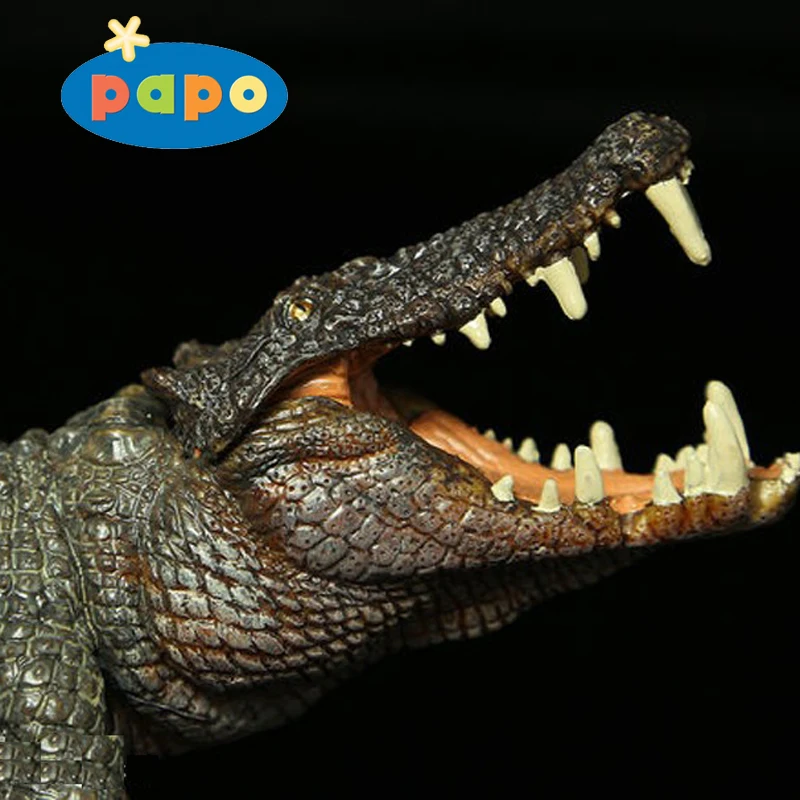 2016 Papo новый Кабан КРОК самые классические древние твари крокодил моделирование