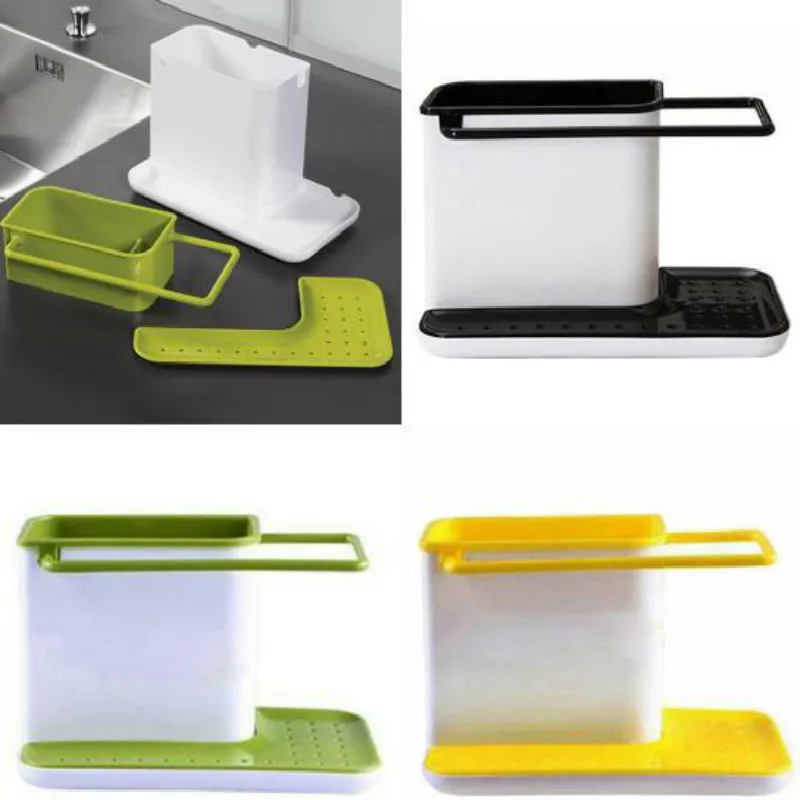 Kitchen Storage Rack Box Draining Dish Self Sink Organizer Stands Utensils Towel | Дом и сад