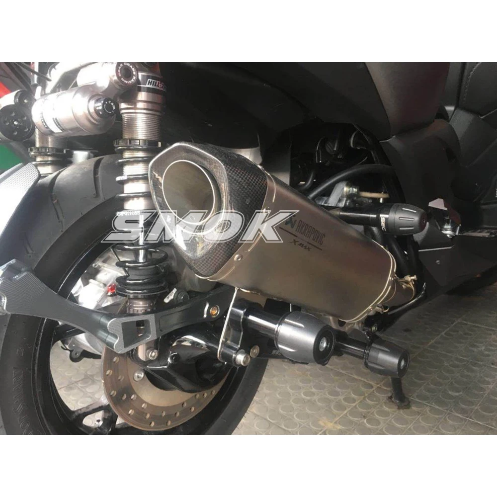 SMOK для Yamaha Xmax 250 300 2017 2018 мотоцикл Нержавеющая сталь углеродного волокна дБ убийца