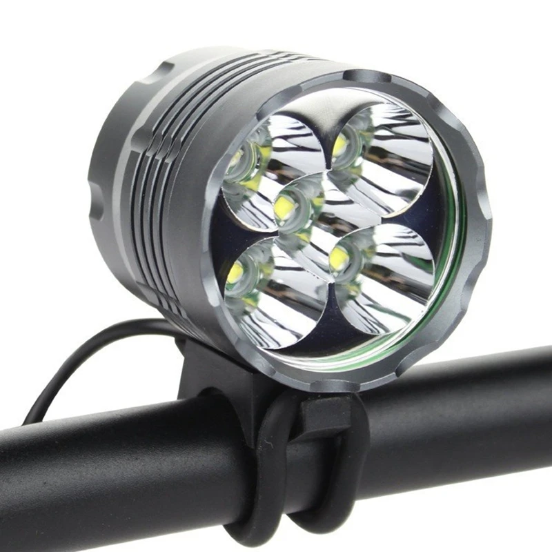 Новинка 5x CREE XM L T6 велосипедные фары 6000 Люмен передняя фара для велосипеда +