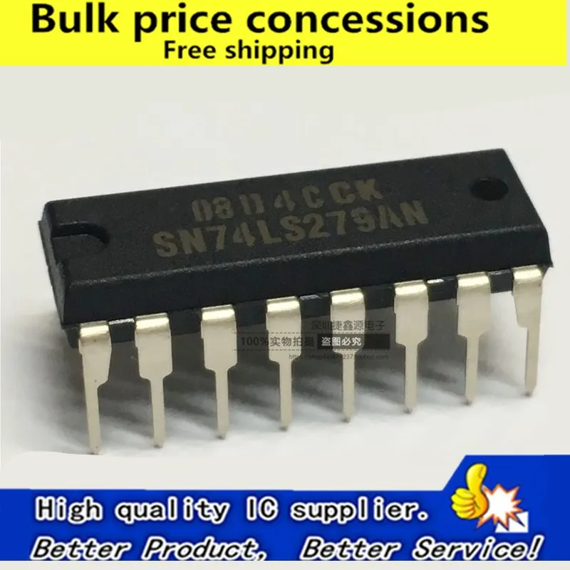 

Freeshipping 10pcs/50pcs/100pcs SN74LS279N 74LS279 HD74LS279P DIP16 logical RS trigger/latch goodquality