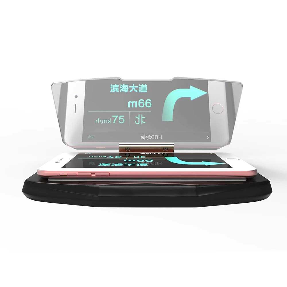 Автомобильный держатель для проектора Hud предупреждающий о скорости gps-навигация