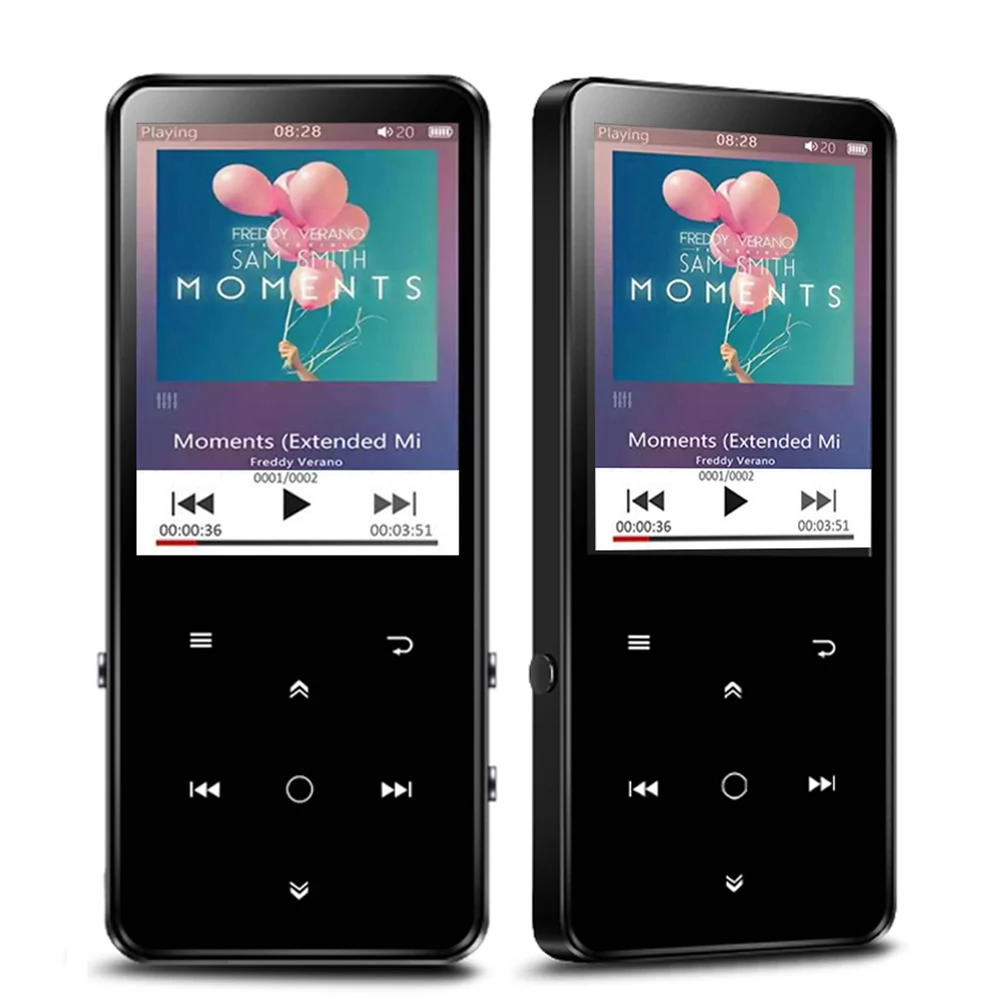 Bluetooth 5,0 MP3 музыкальный плеер встроенный динамик 16G сенсорная клавиша 2,4 дюймов TFT цветной экран FM/Диктофон без потерь звуковой плеер