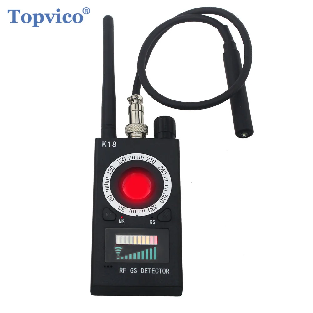 Topvico полный спектр Pro Анти-Шпион детектор ошибок беспроводной объектив камеры скрытый сигнал GPS трекер RF GSM устройства Магнитный искатель