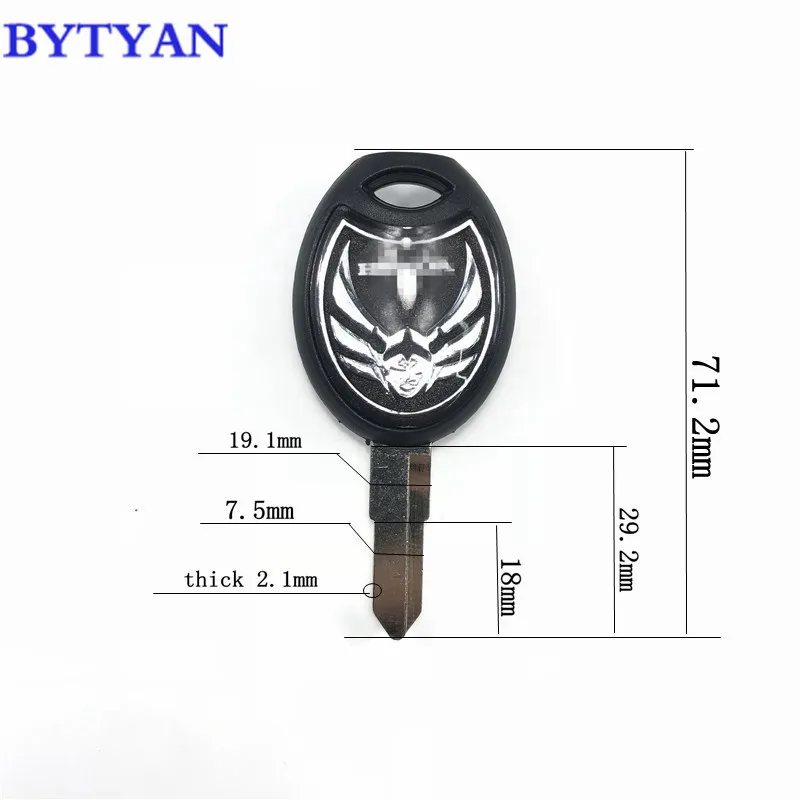 BYTYAN For Honda Motorcycle Accessories Valkyrie Rune 1800 Embryo Blank Keys Can install chip Motor bike Moto Part | Автомобили и