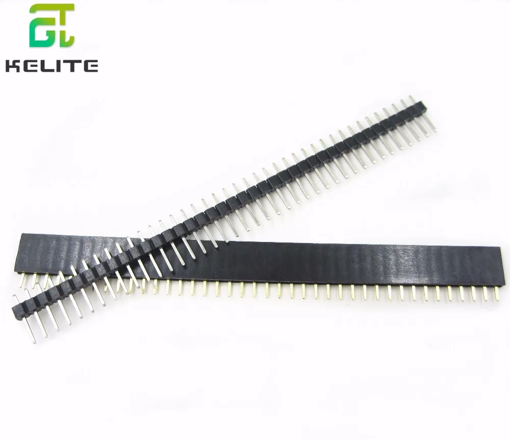 

HAILANGNIAO 40pcs/lot = 20pcs 1x40 Pin 2.54mm Single Row Female &+ 20pcs Male Pin Header connector