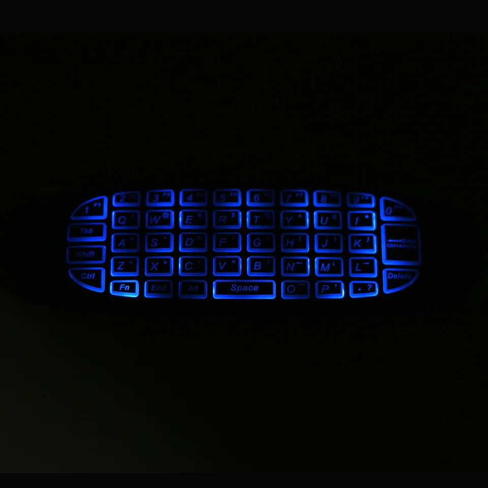 [100pcs/lot] C120 RGB Backlit 2.4G Mini Wireless Keyboard Gyroscope Air Mouse for Android TV Box PC / Projectors Laptops | Компьютеры и