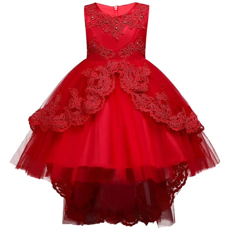 Teenager Girl Dresses New Girls Birthday Wedding Party Pageant Long Princess Dress Kid Christmas Costume Children Clothes 14Y | Детская