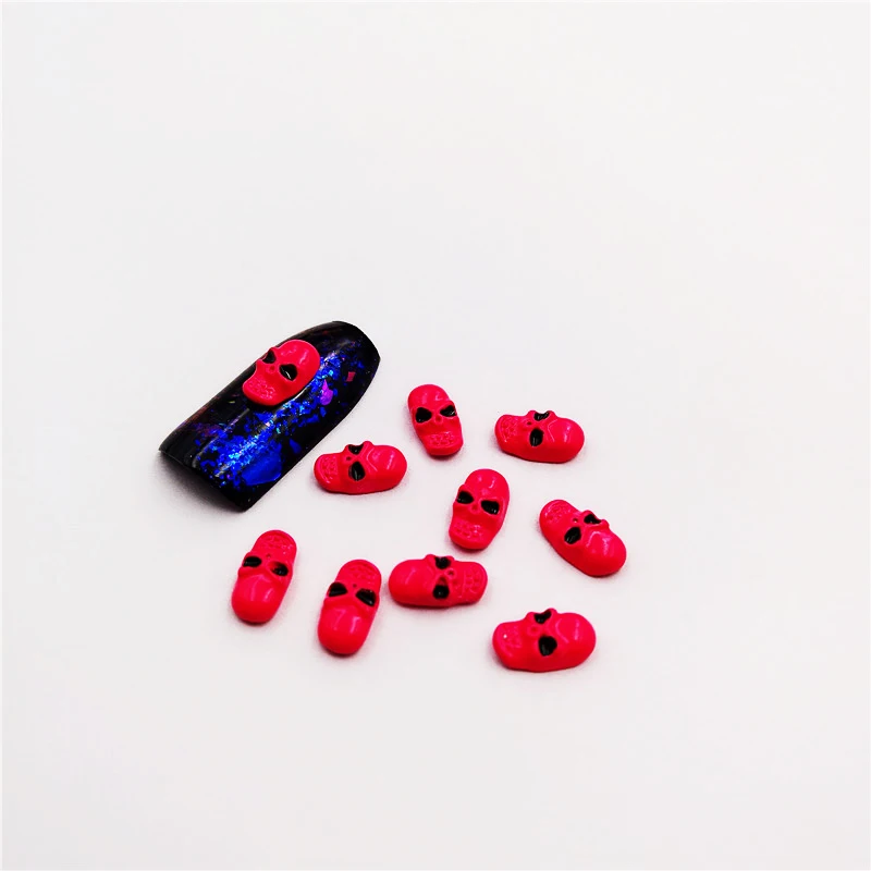 

LEAMX Nail Art Decoration Skull Shape Metal Alloy UV Gel Polish Glitter 3D Desgin Charm Jewelry Accessories Manicure 2018 New