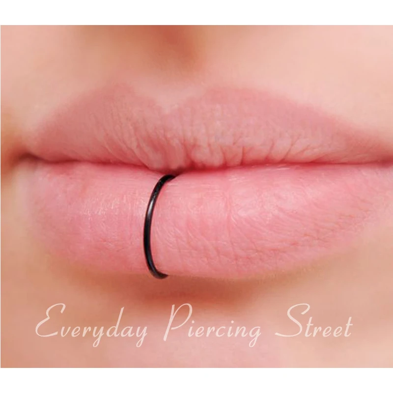 4 цвета кольца для носа и шпильки из нержавеющей стали настоящее пирсинг