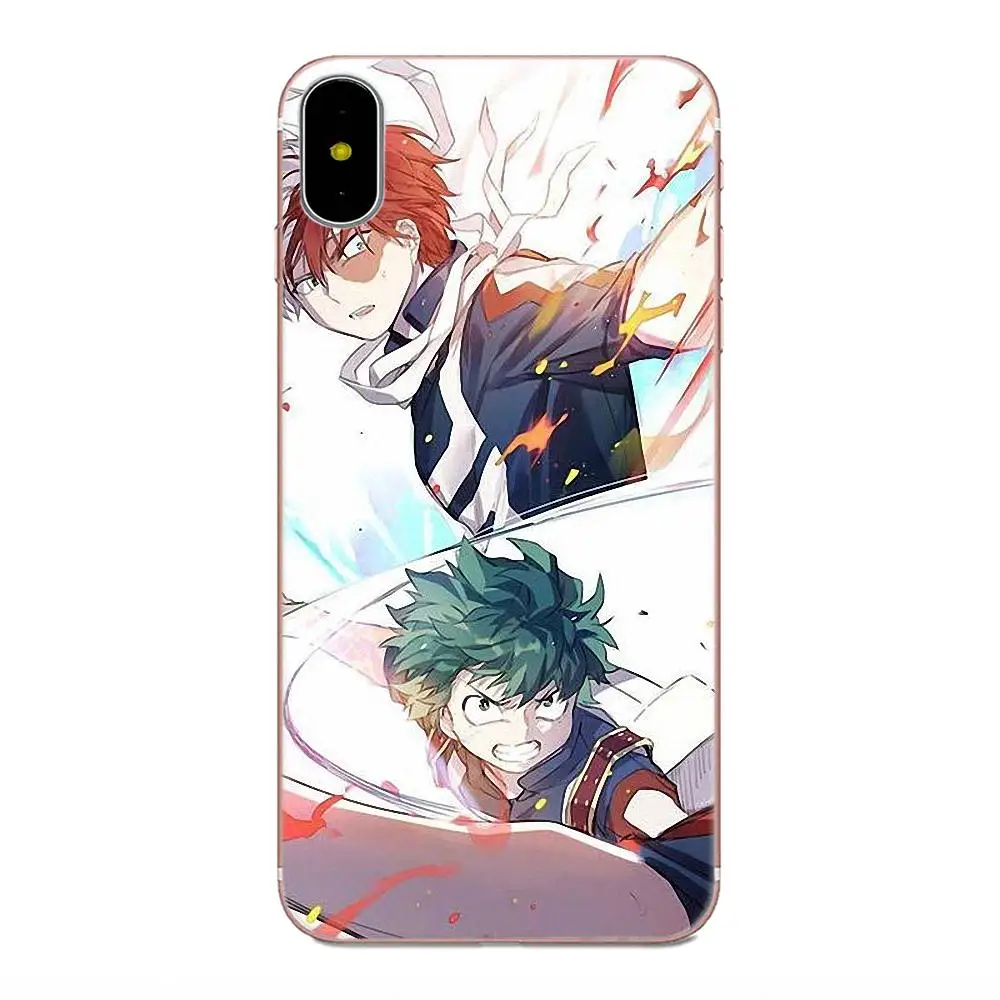 Аниме My Hero academic TPU мобильный чехол для Apple iPhone 4 4S 5 5C 5S SE 6 6S 7 8 Plus X XS Max XR | Мобильные