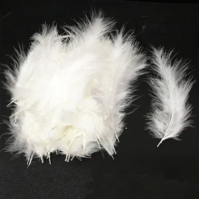 Партия 100 шт./упак. 20 г цветные натуральные перьевые аксессуары для воздушного шара для свадьбы, дня рождения, вечеринки, прозрачные Пузырьковые декоративные принадлежности - Цвет: white