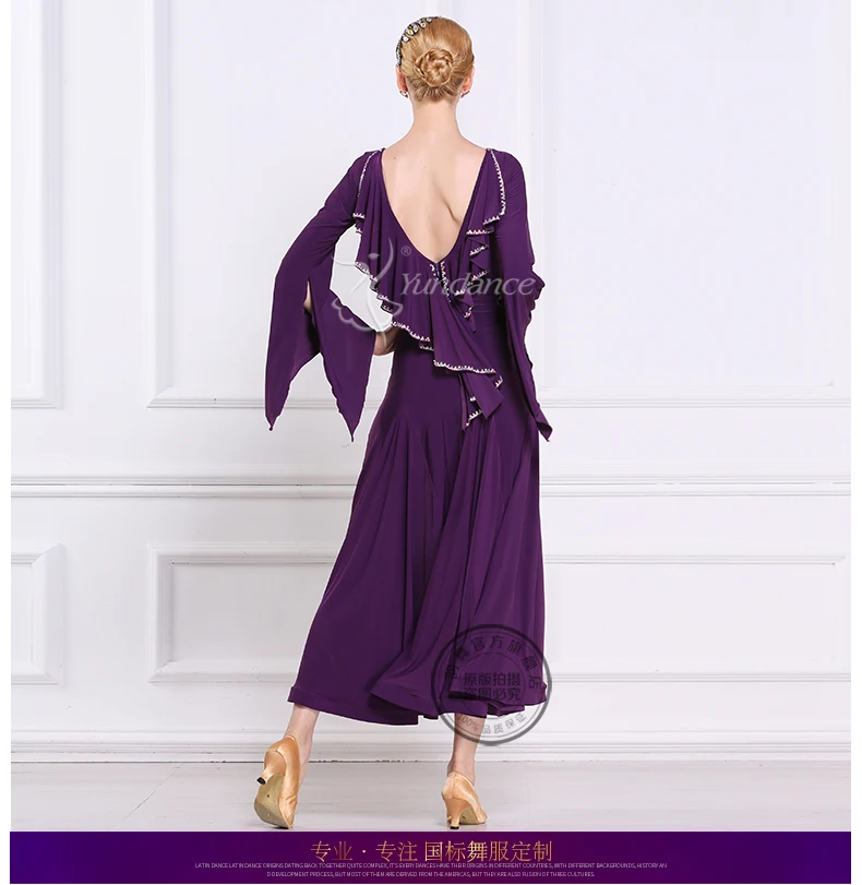 Индивидуальное платье для бальных танцев женское танго фламенко вальса на заказ