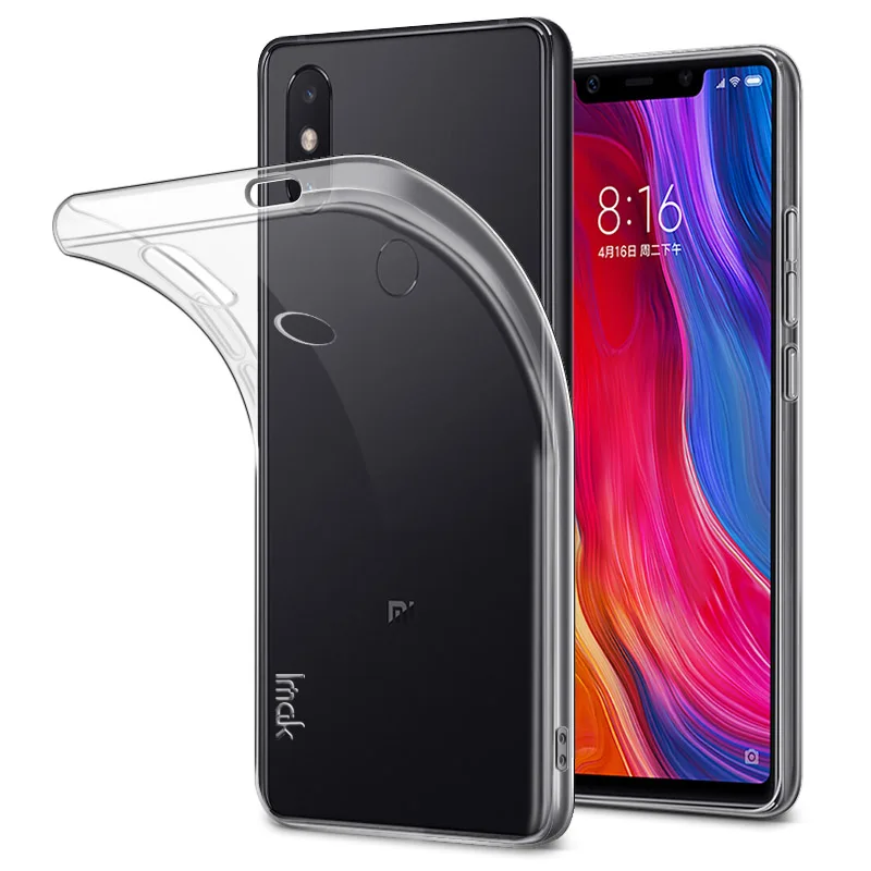 Бренд IMAK Для Xiaomi Mi 8 SE чехол Stealth силиконовый мягкий TPU Ультратонкий Прозрачный для