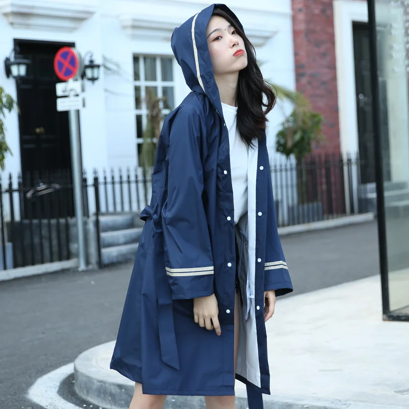 

Raincoat Outdoor Adult Slim Outdoor Women Travel Portable Raincoat Long Section Tide Outdoor Hiking 3DYYG02