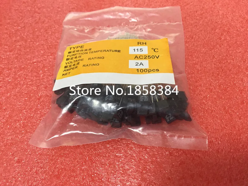 10 шт Новый RH 115 градусов тепловой предохранитель 2А 250В|thermal fuse 2a|thermal fusethermal 2a 250v |