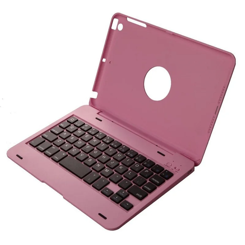 Pink ABS Чехол для iPad mini 4 с крышкой клавиатуры A1538 A1550 USB Bluetooth беспроводной для iPad mini 4 крышка клавиатуры 7,9'' - Цвет: Pink