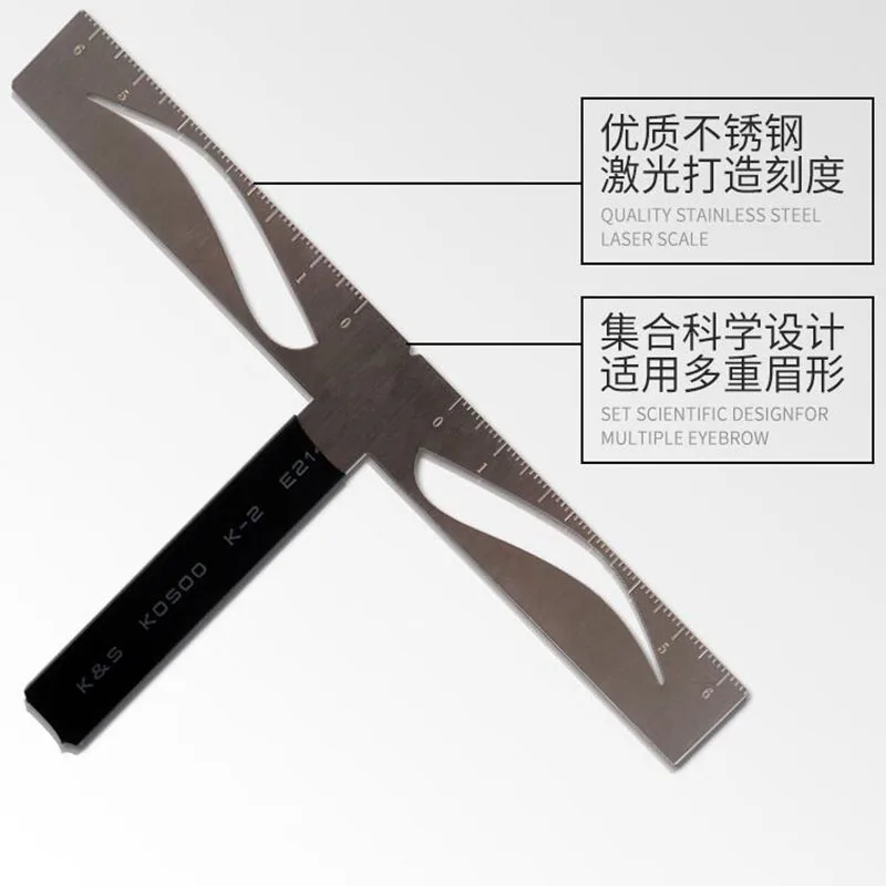 Eyebrow Shaping Ruler Tattoo Measurement Balance Permanent 3d Pen Kit Skin Marker Stencil for Microblading | Красота и здоровье