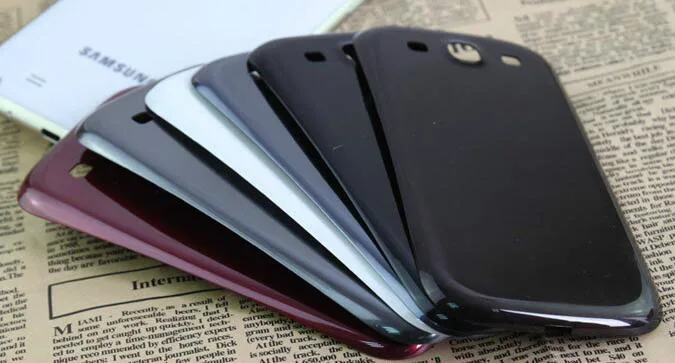 Оригинальная крышка батарейного отсека задняя корпуса чехол для Samsung Galaxy S3 i9300 i9305