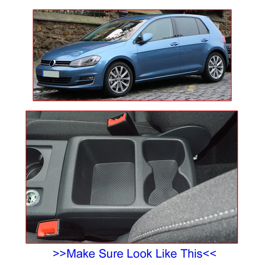 Подлокотник для хранения VW Golf Mk7 7 2013 2017 подлокотник подлокотника центральная