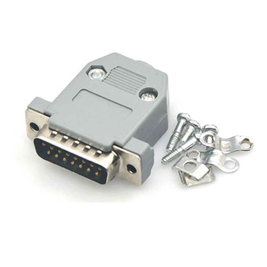EClyxun 1 шт. DB15 15P 2 ряда параллельный адаптер порта VGA штекер гнездовой разъем