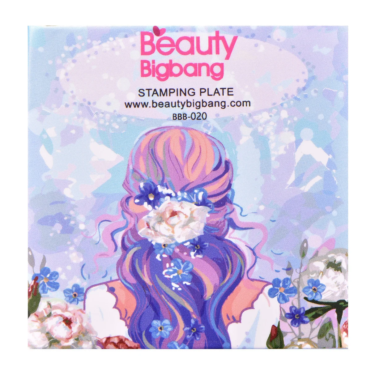 BeautyBigBang День Святого Валентина ногтей штамповки пластины Любовь Сердце Цветы штамповка для ногтей DIY Дизайн ногтей шаблон BBB XL-046