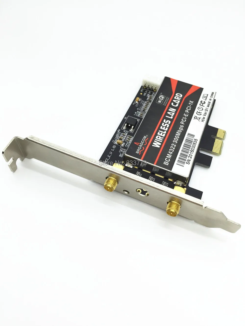802.11a/B/G/N bcm4322 bcm943224 300 Мбит Dual Band 2.4/5.0 ГГц Беспроводной Wi-Fi pci-e 1x 16x карты для рабочего