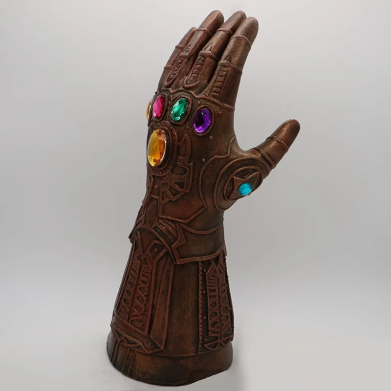 Thanos Super Infinitely Gauntlet Mask Toys Thor 3 Cosplay Prop Costume Snap Gloves Gemstone Weapon of Destruction War Collection | Игрушки и