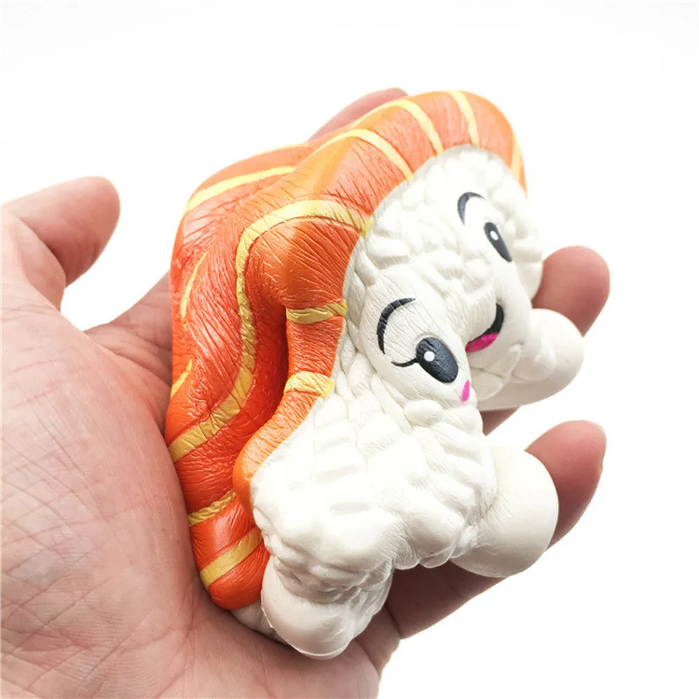 14 см сжимаемые суши лососевый торт очарование замедление роста игрушки для