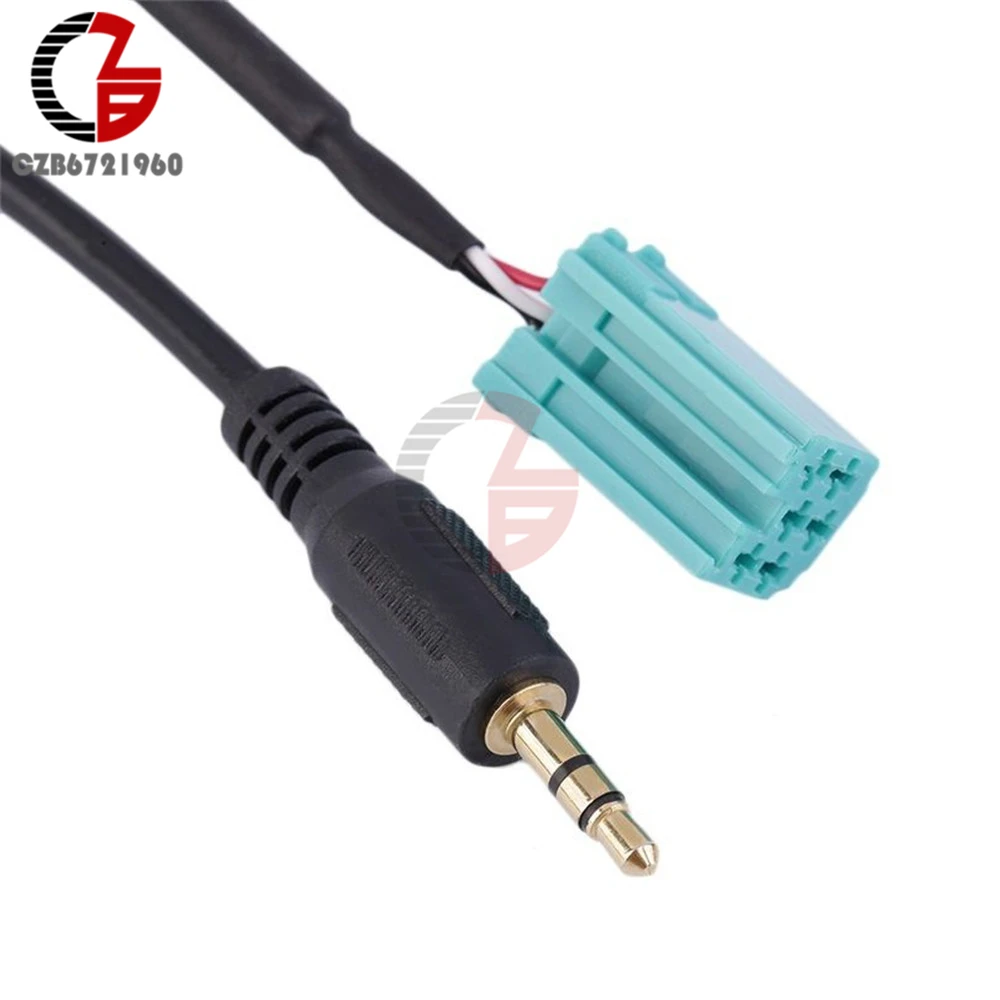 Аудиокабель для Renault Clio Megane 2005 2012 D # MO 1 м 3 5 мм разъем Aux вход адаптер клемма|cable