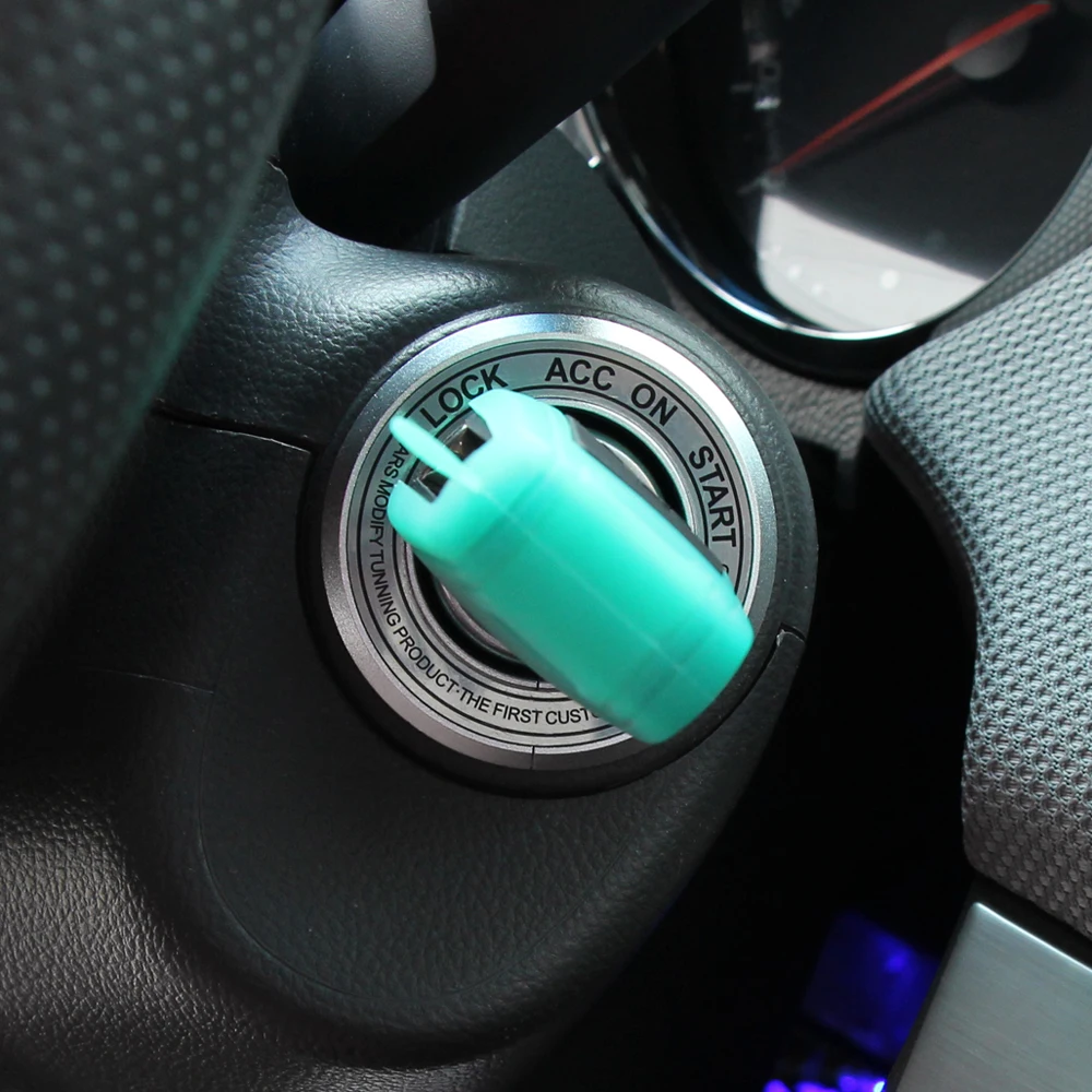 VCiiC сплав переключатель зажигания Крышка автомобиля стикер кольцо Стайлинг для