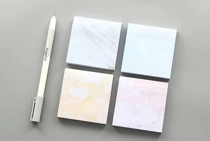 

Marble stone texture Memo Pad Sticky Notes memo boards Planner Stickers sticky Bookmark office School Supplies papelaria