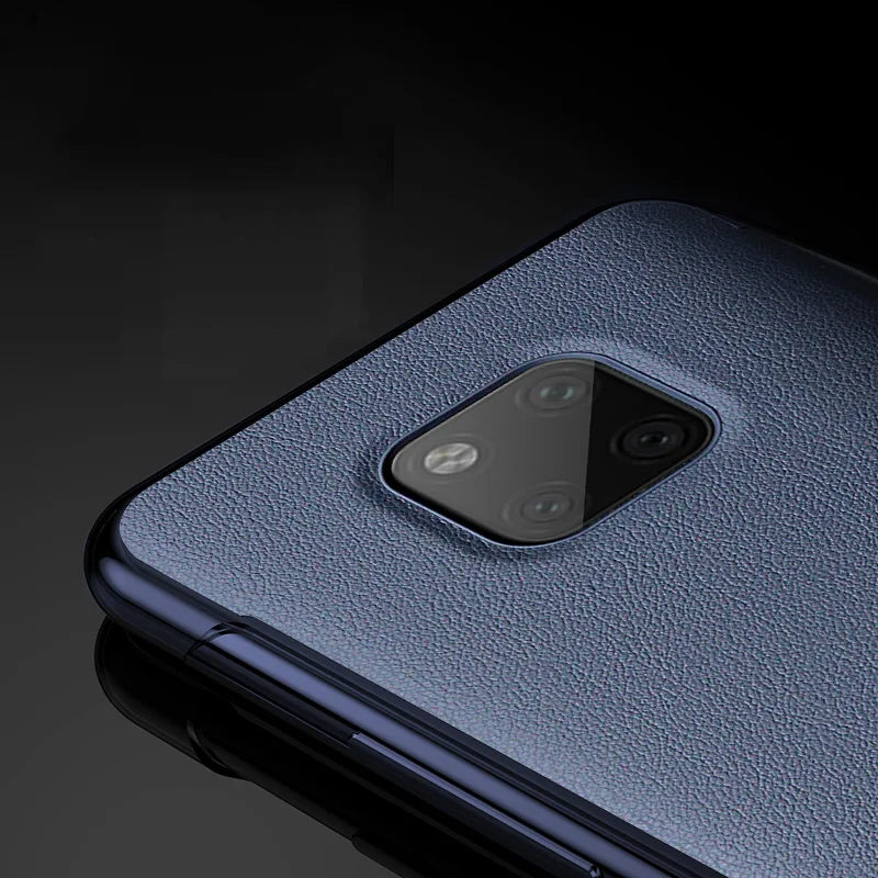 Чехол Mofi для huawei mate 20 Pro Оригинальный чехол из искусственной кожи прозрачный