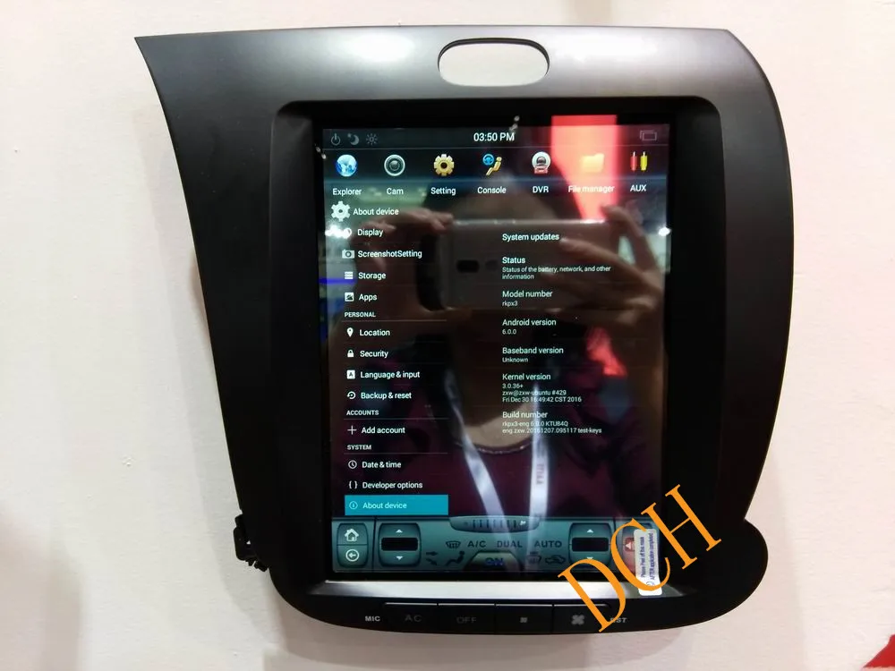 10,4 ''Тесла стиль Android 8,1 автомобильный DVD gps навигатор для KIA K3 cerato forte 2013 авто ручной AC px6 carplay