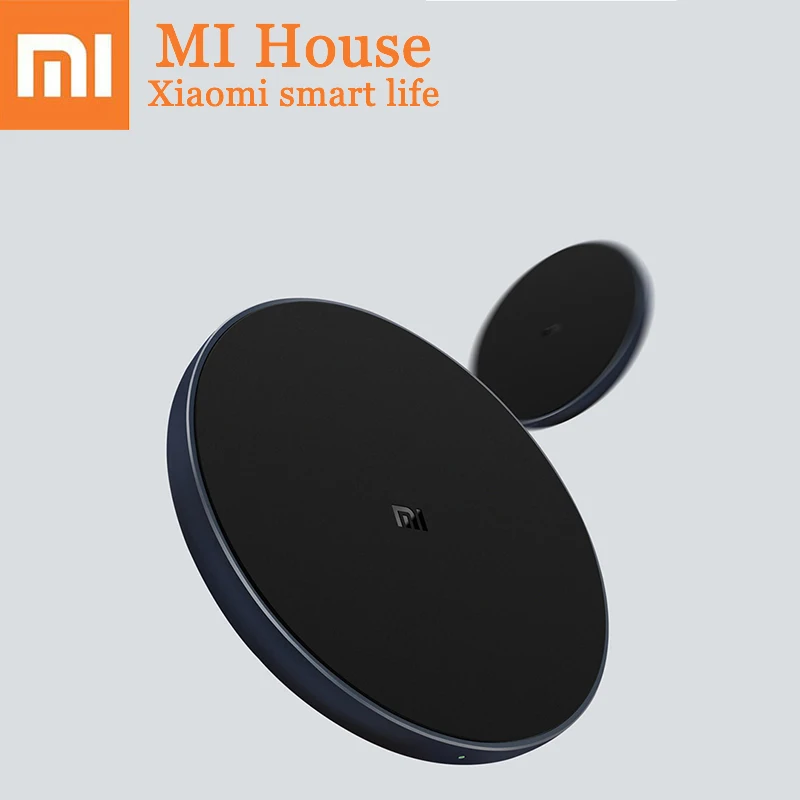 Оригинальное Беспроводное зарядное устройство Xiaomi Qi Smart Quick Charge Type C быстрое для Mi