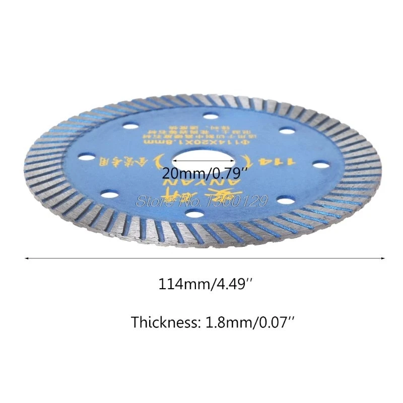 

4.5 inch Diamond Ceramic Saw Blade Disc Wheel Sharp Cutter Porcelain Tile Marble New Dec10 Wholesale&DropShip