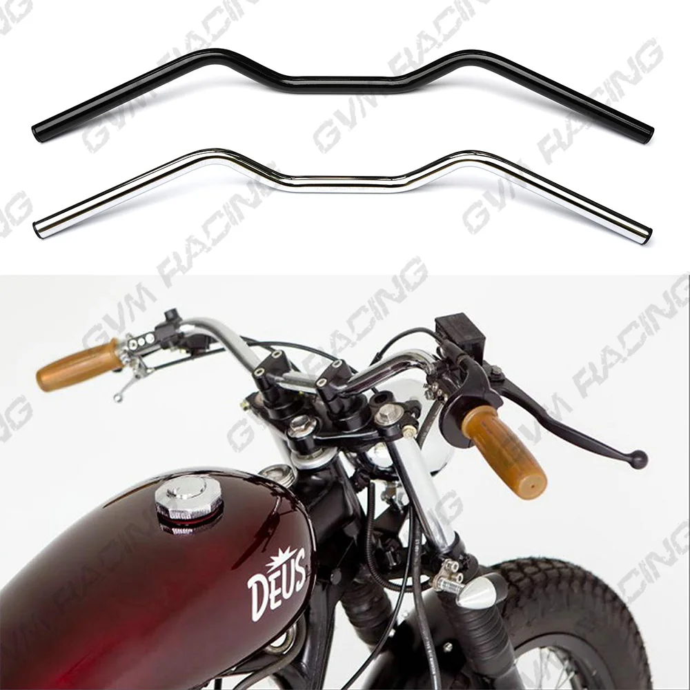 Винтажный Драг стиль кафе гонщик скремблер 7/8 &quot22 мм мотоциклетные ручки бар