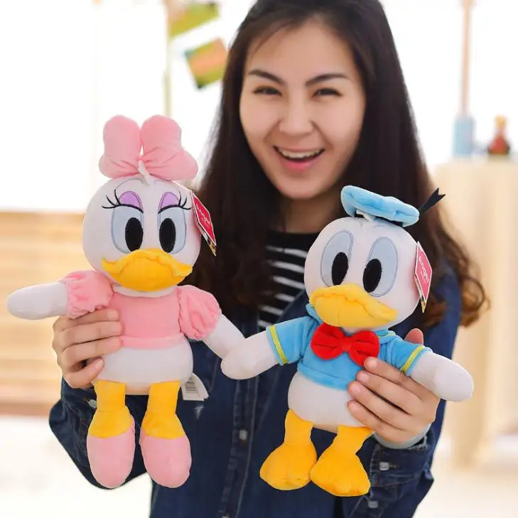 Disney Микки Маус Дональд Дак Дейзи Оригинальные Плюшевые игрушки 26 см подлинные