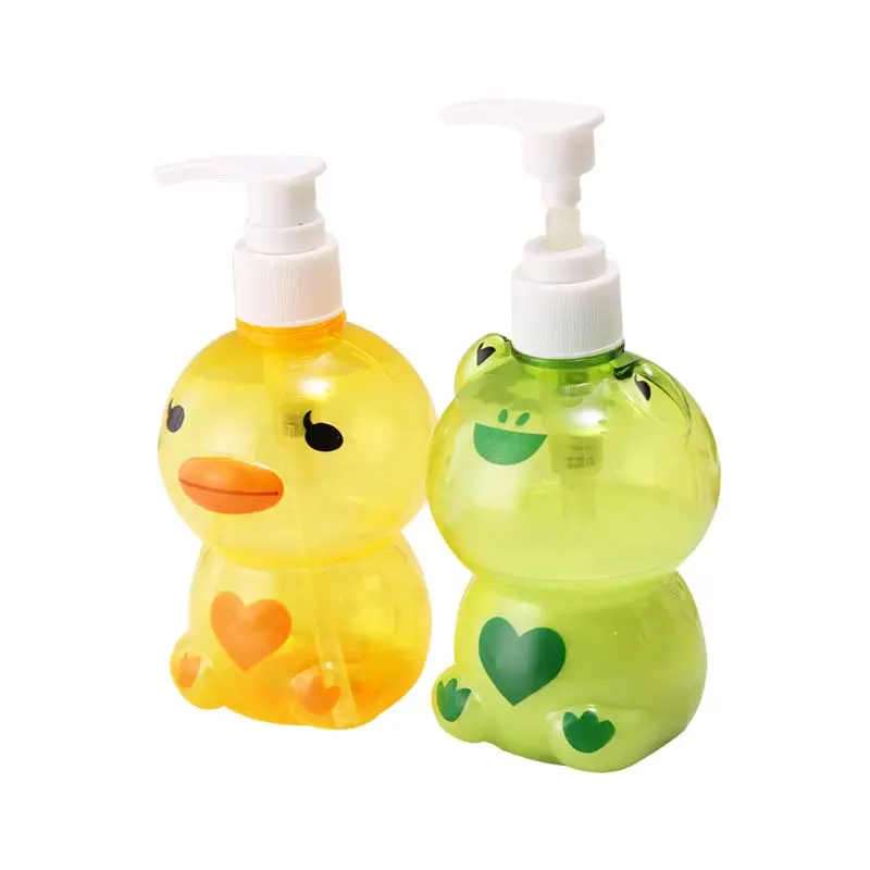 250ml портативный диспенсер для мыла ребенок милый животных лягушка/утка Форма