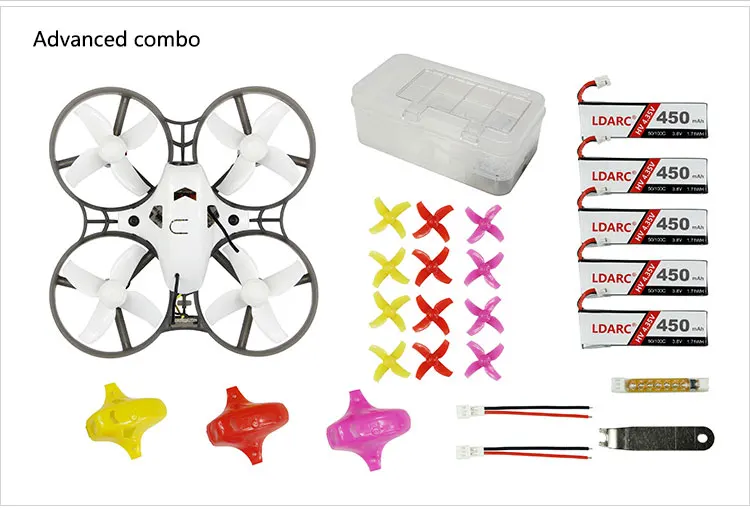 Миниатюрный гоночный Дрон LDARC Tiny R7 75 мм PNP Combo RTF / Basic Adavnce 2 4G Радиоуправляемый