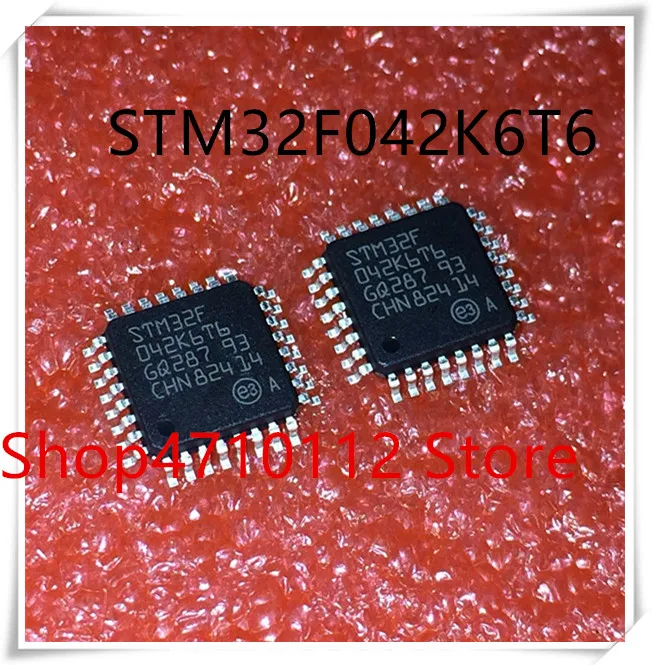 Новинка 10 шт./лот STM32F042K6T6 STM32F042 STM32 F042K6T6 QFP 32 IC|Аксессуары для батарей| |