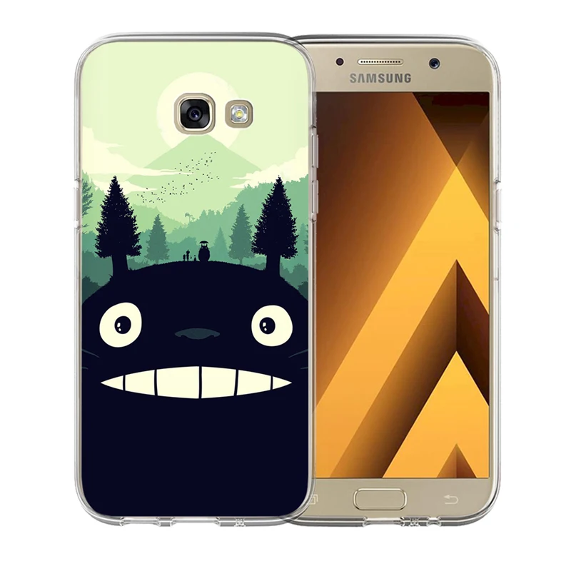 Чехол для телефона с изображением Тоторо из аниме Ghibli Миядзаки Samsung Galaxy S6 S7 S8 S9 Edge